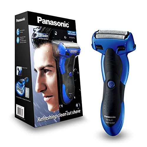 Panasonic ES-SL41-A511 Wet and Dry 3-Blade Electric Shaver for Men (Blue)