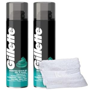 2 x 200ml Gentle Shaving Gel for Men
