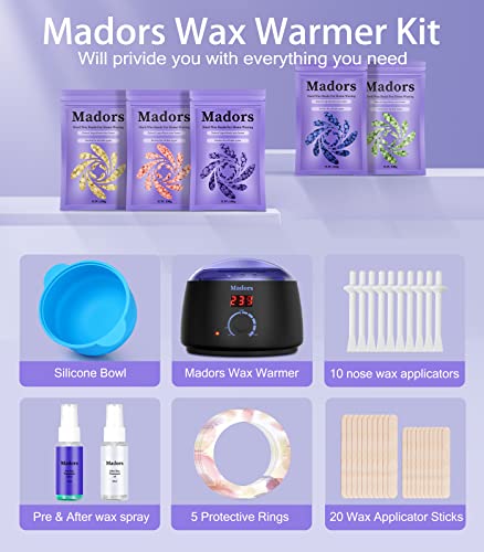 Madors Wax Warmer Set with Temperature Control