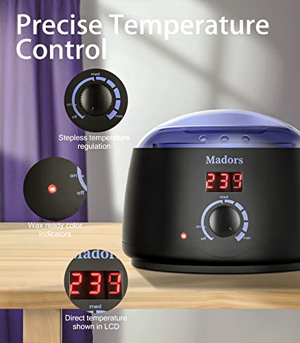 Madors Wax Warmer Set with Temperature Control
