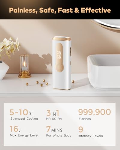 Glattol IPL Laser Hair Removal Device for Smooth Skin
