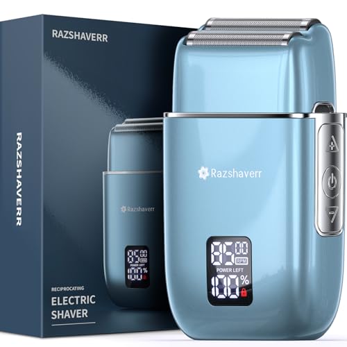 Upgraded Waterproof Electric Razor with 3 Speeds