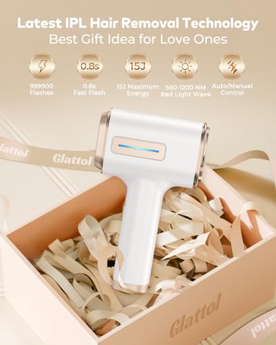 Glattol IPL Hair Removal Device for Home Use
