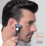 5-Blade Razor for Men with 15 Refills