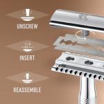King C. Gillette Double Edge Safety Razor Set