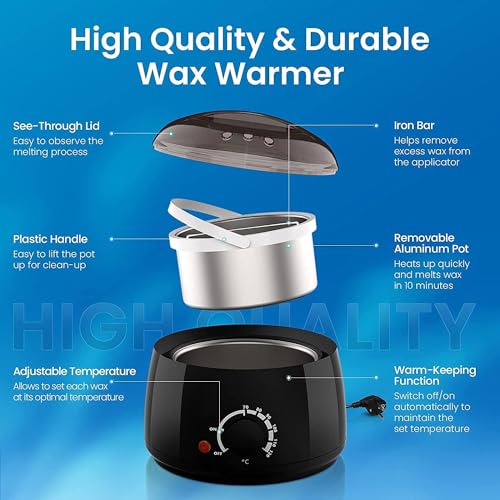 Home Waxing Kit with Heater and Beads