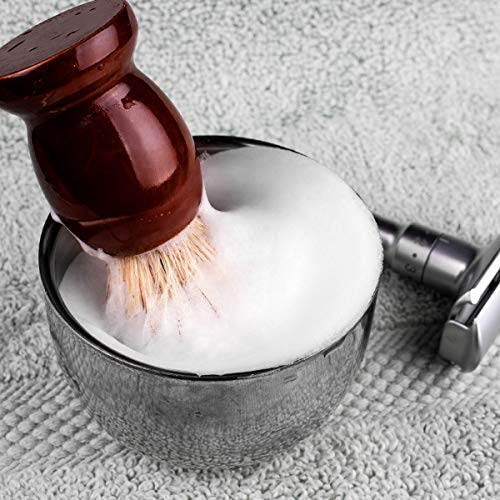 Qshave Badger Hair Shaving Brush with Wooden Handle