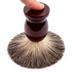 Qshave Badger Hair Shaving Brush with Wooden Handle