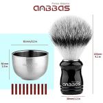 Anbbas 3-in-1 Badger Shaving Brush Set