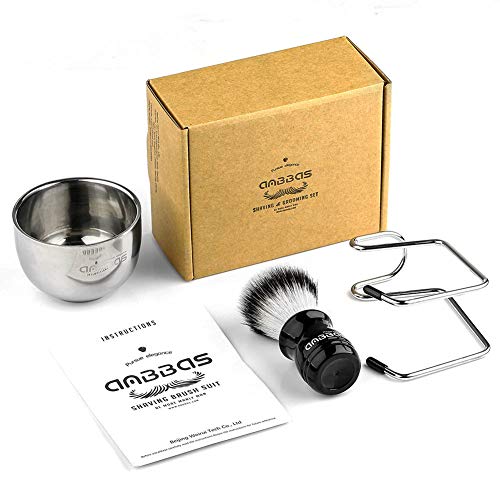 Anbbas 3-in-1 Badger Shaving Brush Set