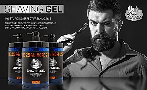 Shave Factory Moisturizing Shaving Gel – 25% Extra