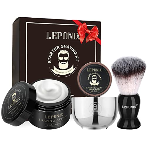 Complete Men's Shaving Kit with Accessories