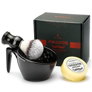 Anbbas Vegan Shaving Brush Set with Mug and Soap