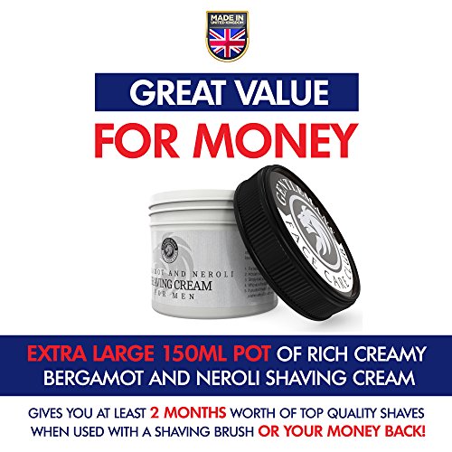 Vegan Shaving Cream for Men - Bergamot & Neroli