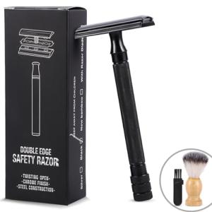 Double Edge Manual Razor with Shaving Brush