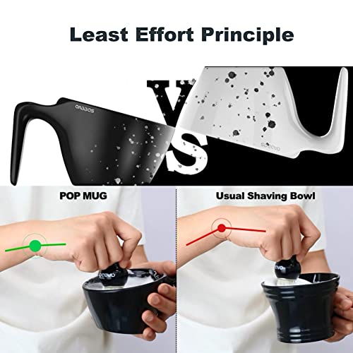 Anbbas Vegan Shaving Brush Set with Mug and Soap