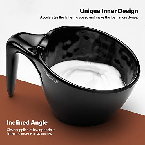 Anbbas Vegan Shaving Brush Set with Mug and Soap