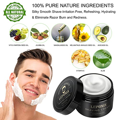 Complete Men's Shaving Kit with Accessories