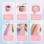 Waxing Kit with Heater, Beads, and Sticks