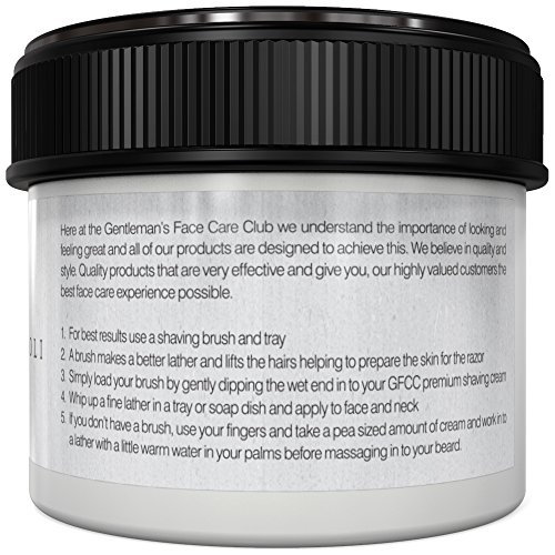 Vegan Shaving Cream for Men - Bergamot & Neroli