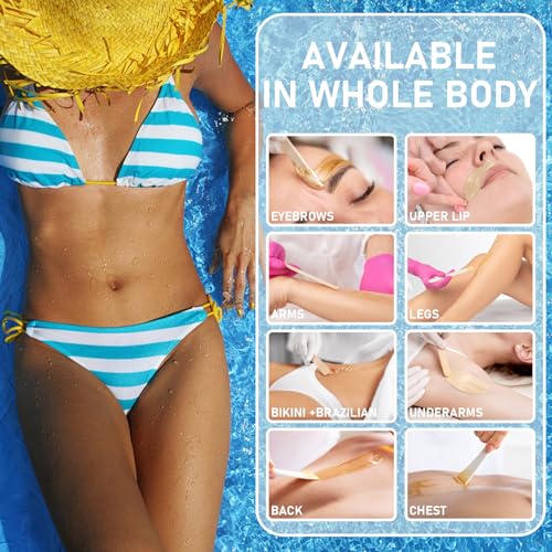 Waxing Kit with Heater, Beads, and Sticks