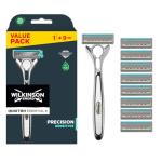 Wilkinson Sword Quattro Titanium Razor with 9 Blades