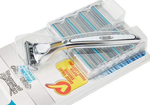 Wilkinson Sword Quattro Titanium Razor with 9 Blades