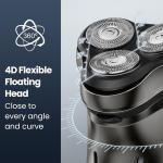 Rechargeable Waterproof Electric Razor for Men