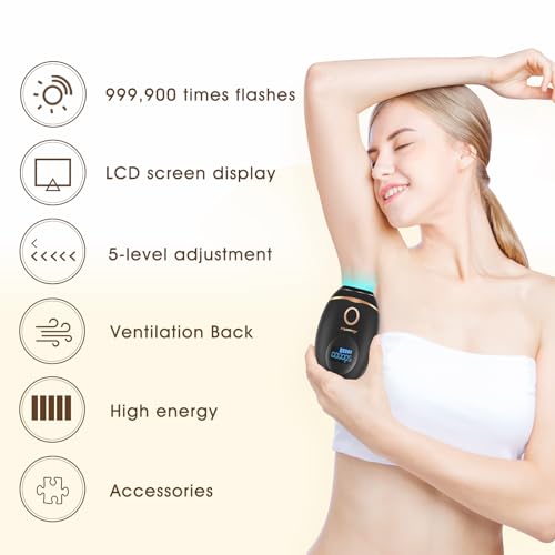Aimanfun IPL Hair Removal Device with Attachments