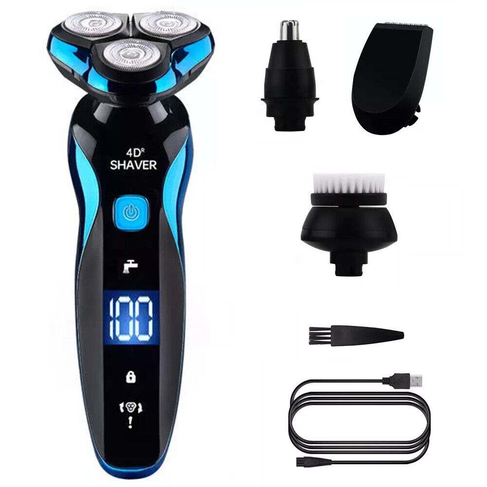 Rotary Wet/Dry Rechargeable Shaver for Men