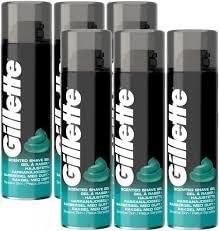 Gillette Sensitive Skin Shaving Gel 200ml - 6 Pack