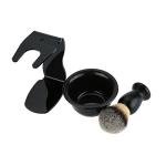 Layhou 3-in-1 Acrylic Shaving Brush Set