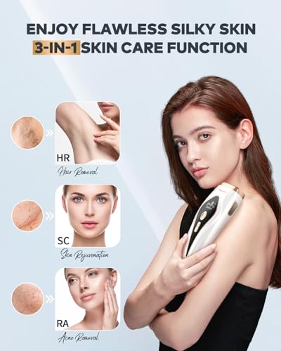 Hikyskin IPL Laser Hair Removal Device for Home