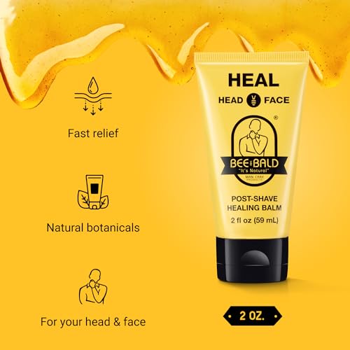 Bee Bald HEAL Post-Shave Soothing Balm 2 Fl Oz