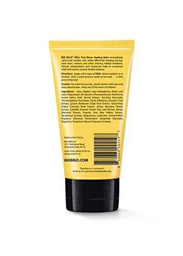 Bee Bald HEAL Post-Shave Soothing Balm 2 Fl Oz