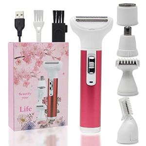 5-in-1 Electric Shaver for Women with LED Light