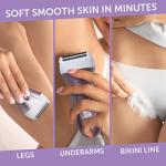 Bauer 38730 Soft Lady Shaver - Painless Hair Removal