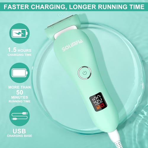 Solimpia Women's Cordless Electric Shaver - Waterproof