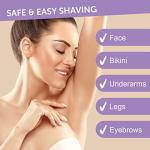 Bauer 38730 Soft Lady Shaver - Painless Hair Removal