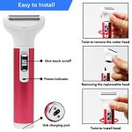 5-in-1 Electric Shaver for Women with LED Light