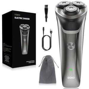 DOAO 2024 Cordless Waterproof Electric Razor for Men
