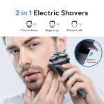 DOAO 2024 Cordless Waterproof Electric Razor for Men