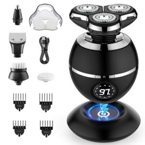 Men's Waterproof Electric Razor - Rechargeable 3D Upgrade