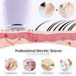 Rechargeable Electric Shaver for Women, Portable Trimmer
