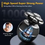 Men's Waterproof Electric Razor - Rechargeable 3D Upgrade