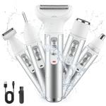 Cordless 5-in-1 Women's Electric Shaver and Trimmer