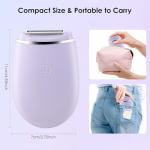 Rechargeable Electric Shaver for Women, Portable Trimmer