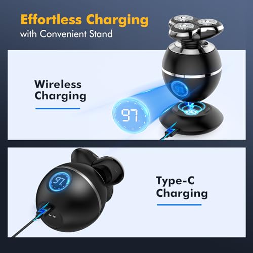 Men's Waterproof Electric Razor - Rechargeable 3D Upgrade