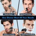 ETENTOUS 2024 Electric Razor for Men, Waterproof