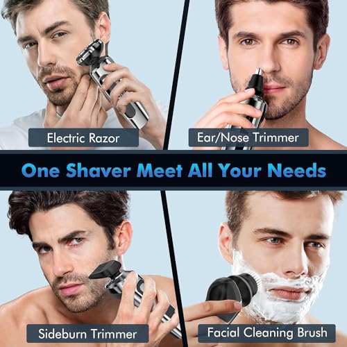 ETENTOUS 2024 Electric Razor for Men, Waterproof